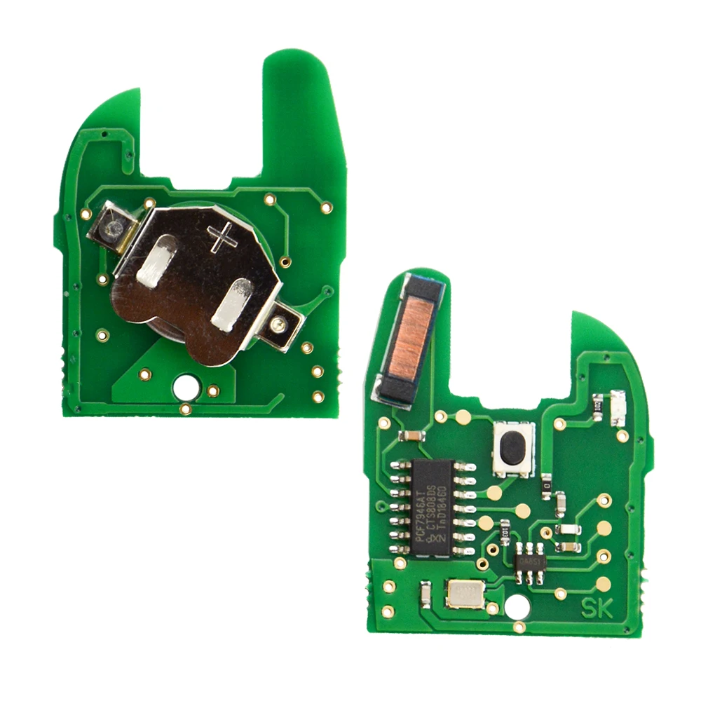 OkeyTech 1 Кнопка 433 МГц ID46Chip дистанционный Автомобильный ключ для Renault Master Kangoo Clio Duster