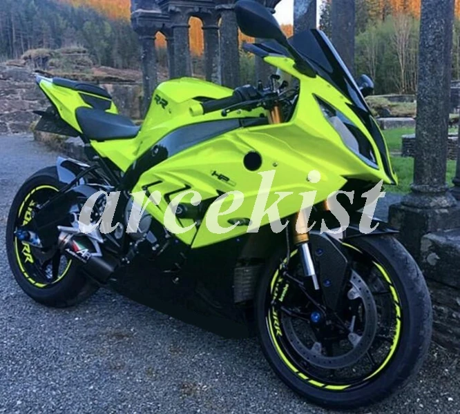 

Новый комплект обтекателей для мотоцикла ABS, подходит для BMW S1000RR 15 16 HP4 2015 2016, кузов под заказ, флуоресцентный зеленый