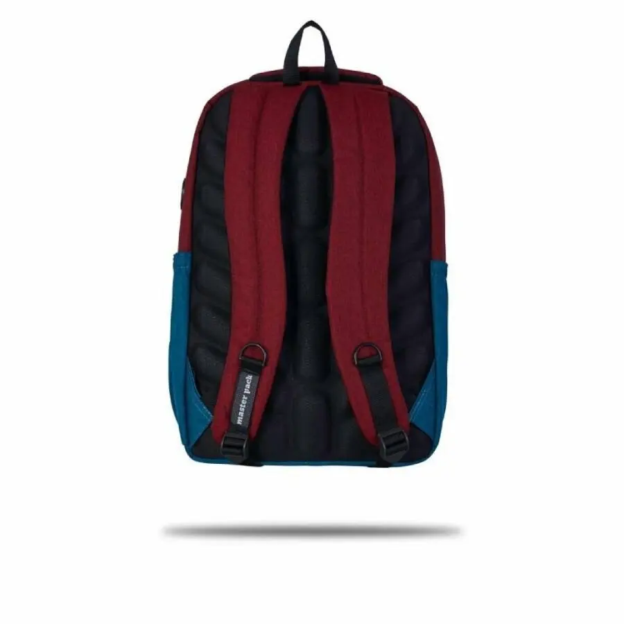 

Unisex Backpack FUDELA Burgundy-blue backpack Red 2021 Fashion