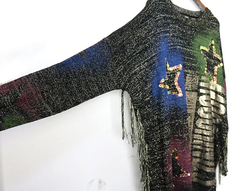 Женский Осенний Топ с длинным рукавом модный Свободный Повседневный размера