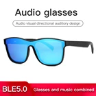 Новинка 2021, умные беспроводные очки BT 5,0, гарнитура для звонков и прослушивания музыки, спортивные очки, поляризованные очки для iPhone