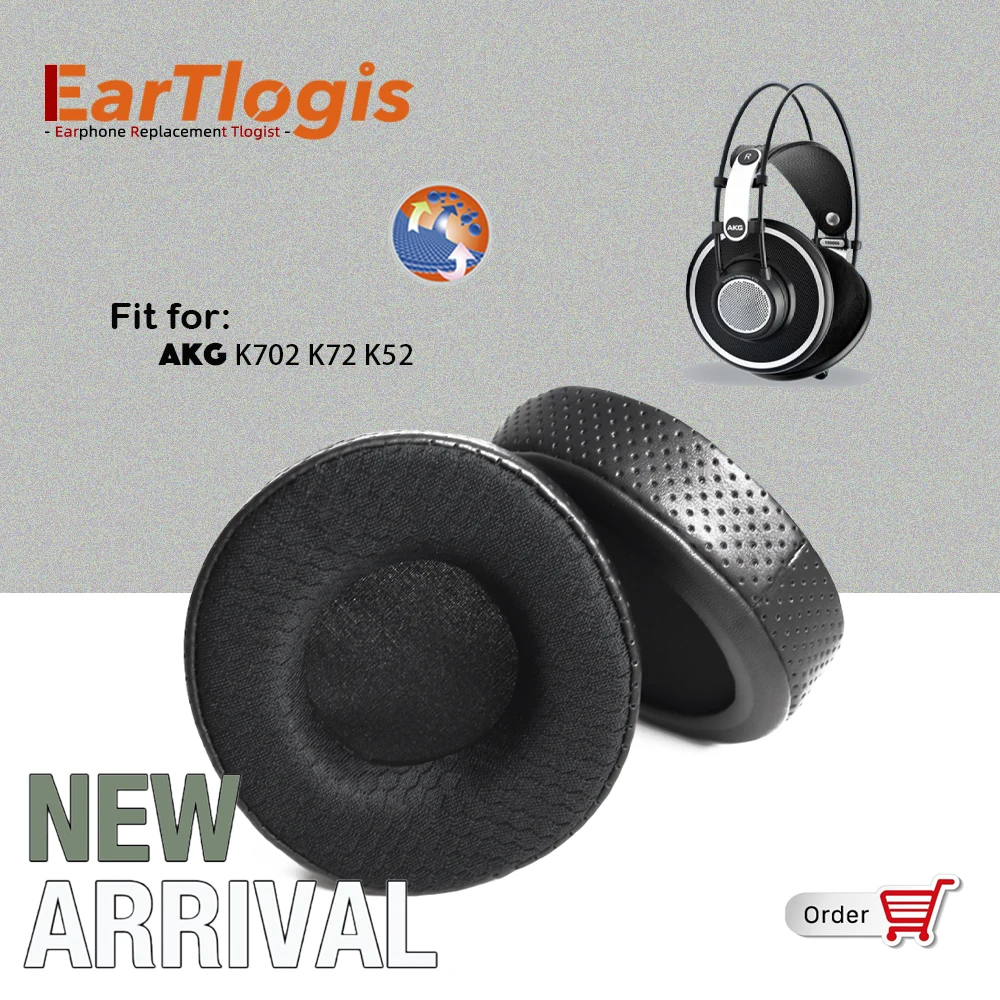 Новое поступление сменные амбушюры EarTlogis для наушников AKG K-702 K-72 K-52 K702 K72 K52