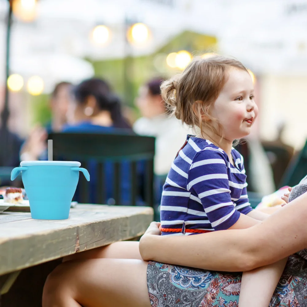 

Spill Proof Snack Cups Food Grade Silicone Baby Snack Cups for Toddler