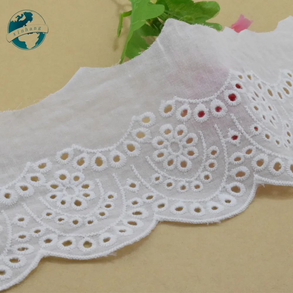 9 см шириной 100% хлопок вышитые кружева шитье гипюровые ленты отделка свадебные