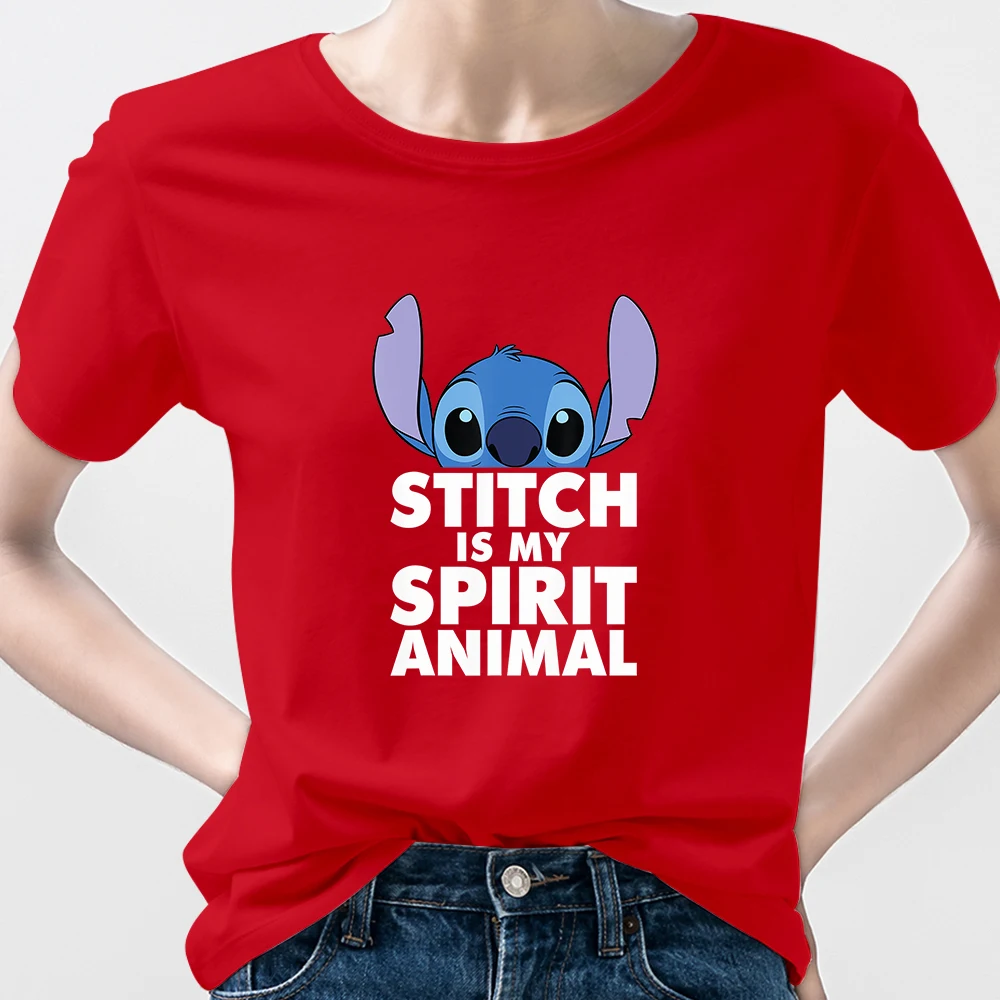 

Disney Stitch Is My Super Animal Kawaii Harajuku T Shirt Comfy Clothes Spain Summer Ulzzang Fashion Short Sleeve Ropa 90S Mujer