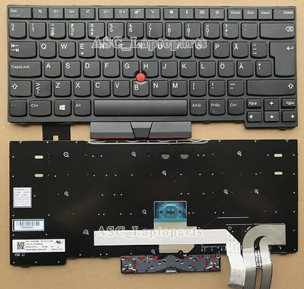 Новая DK норвежская шведская Скандинавская финская клавиатура Svenska для Lenovo Thinkpad