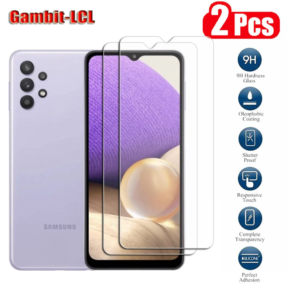 

2Pcs Original 9H Protective Tempered Glass For Samsung Galaxy A32 4G 6.4" SM-A325F A325M A325N Phone Screen Protector Cover Film