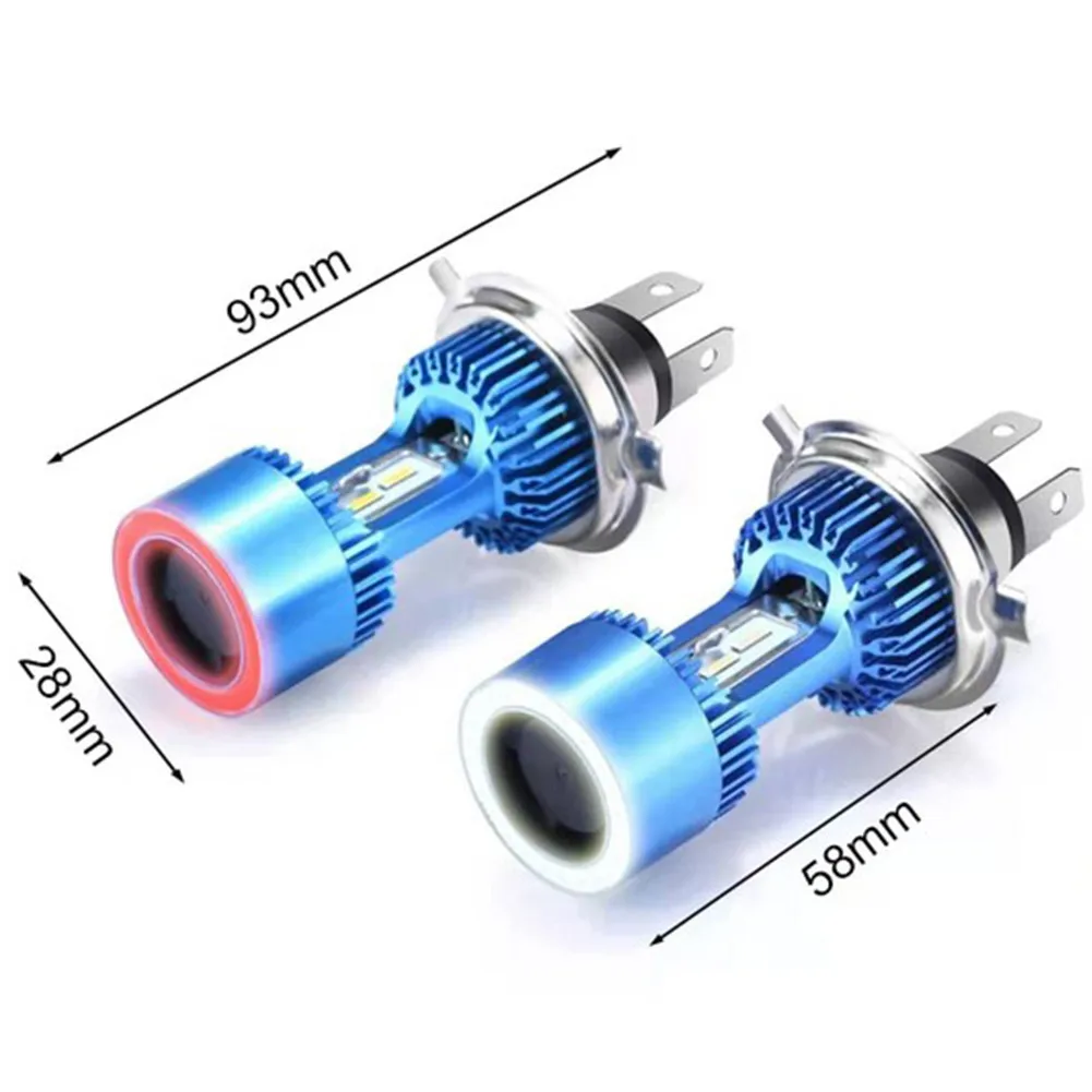 

Aviation Aluminum 1X H4 LED Bulb For Car And Motorcycle Spotlight Illuminator Waterproof Highlight