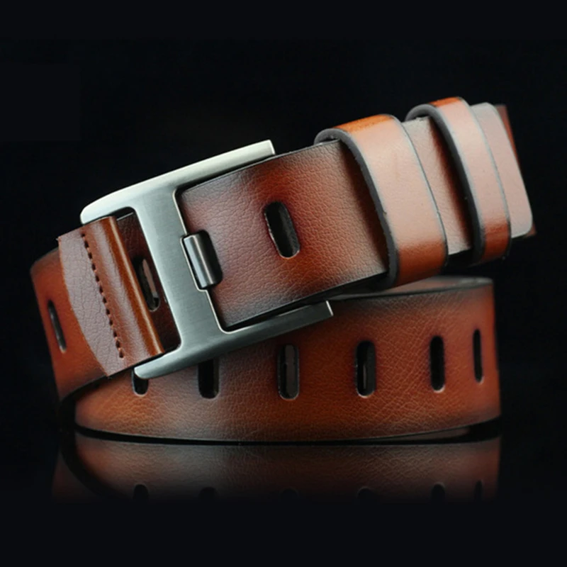 Мужской ремень VRCHIC кожаный высокого качества роскошные дизайнерские ремни из