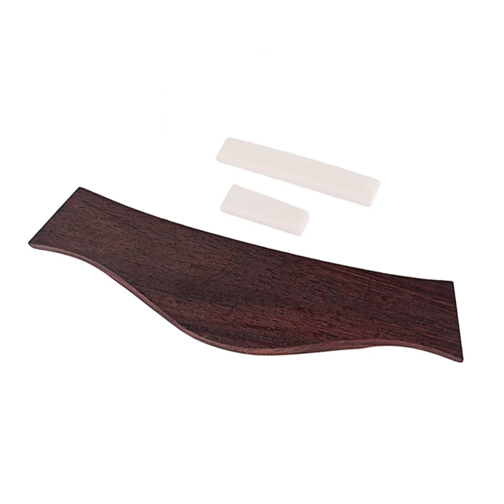 

Portable 6-String Rosewood Bridge Bone Guitar Saddle Tailpiece Guitar Accessories For Acoustic Guitar Quality Replacement Parts