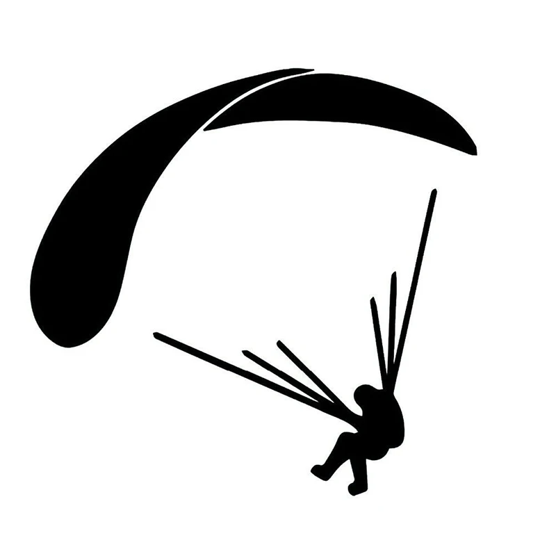 

15*14,3 см крутая графика параплана для виниловых наклеек, стикеры, наклейки, декор для мотоцикла, автомобиля, окна, ноутбука, автомобиля, стиль...