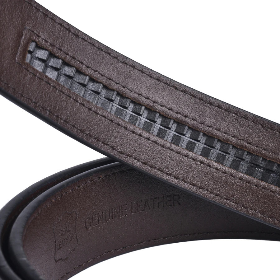 

Plyesxale 2020 Luxury Genuine Leather Belts For Men High Quality Brown Black Alloy Automatic Buckle Strap Male Jeans Cowboy B175