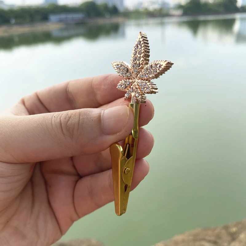 Дизайн листьев для курения эргономичный зажим тупые ручки банкомата зажимы