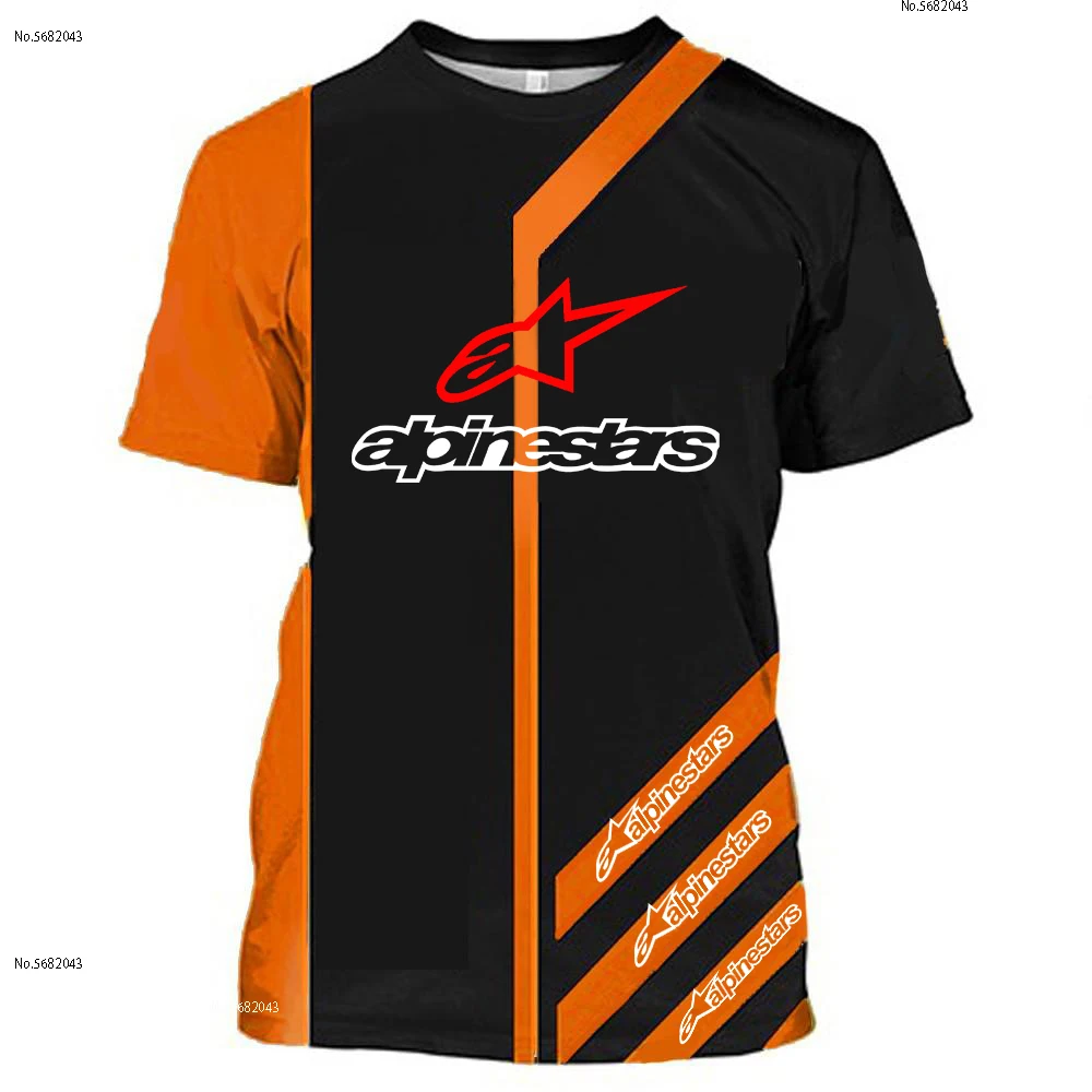 

Alpinestars Men's Sport T-shirt Summer Sleeve O-neck Leisure Outwear Tees Breathable Casual Men T Shirt Short sleeves 2021