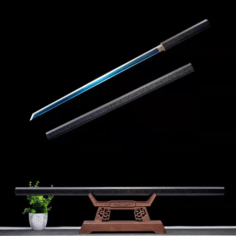 

Made in China Outdoor sports to strengthen the body Sword Performance integrated octagonal Tang DaoHand forged sword