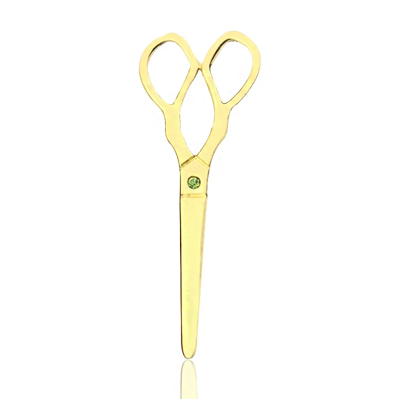 

Personality Hair Stylist Brooch Charm Hairdressing Scissors Comb Pendant Washing and Cutting Brooch Dress accessories decoration