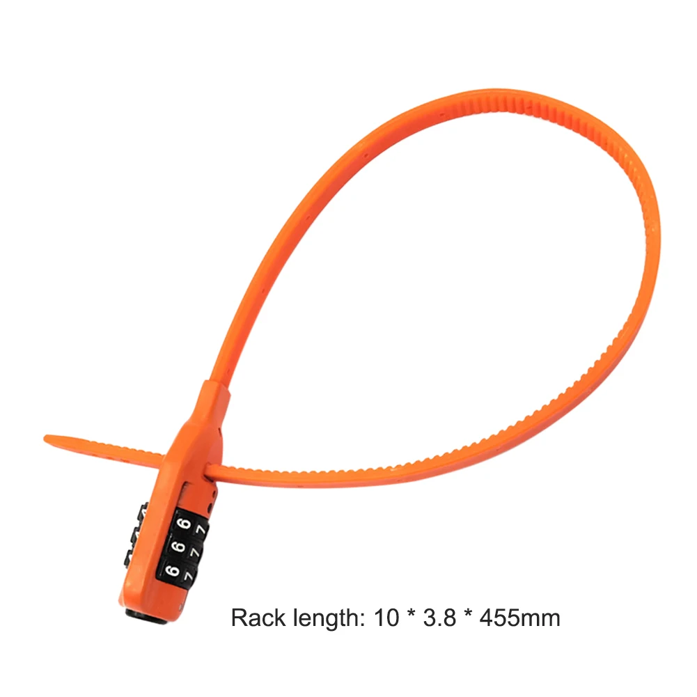 

ULAC MTB Bike Cable Combination Locks 3-Digit Code Bicycle Helmet Security Password Lock Cycling Accessories