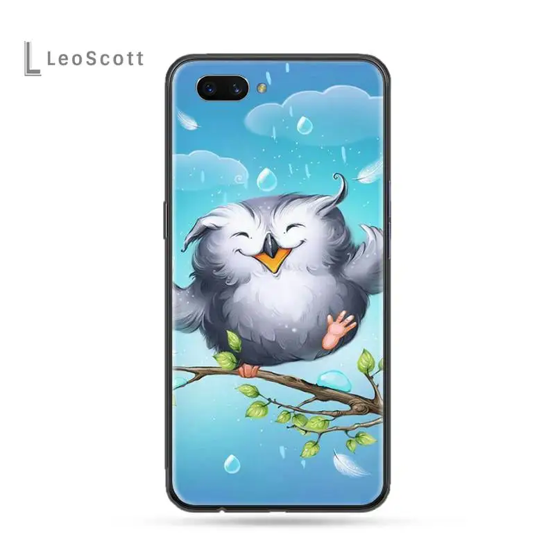 

Cute Owl Lover Cartoon Phone Case For OPPO A ax 3 5 3 37 57 59 37 73 75 83 71 2018 11 1k s PRO