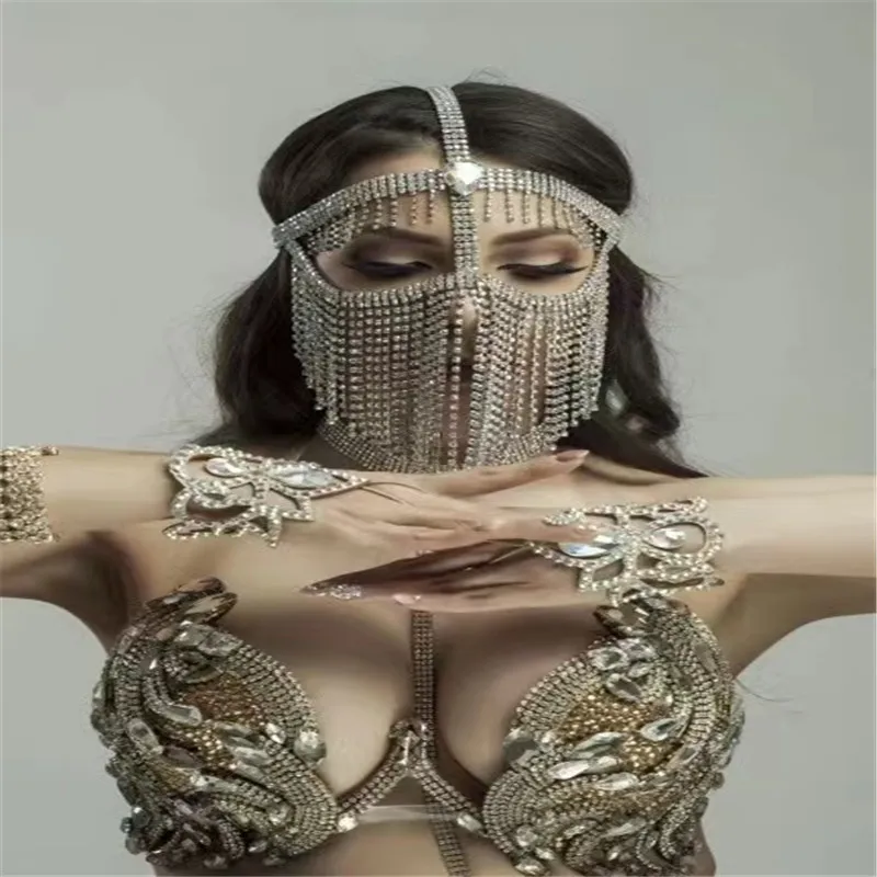 Женская маска для танца живота в стиле ретро |