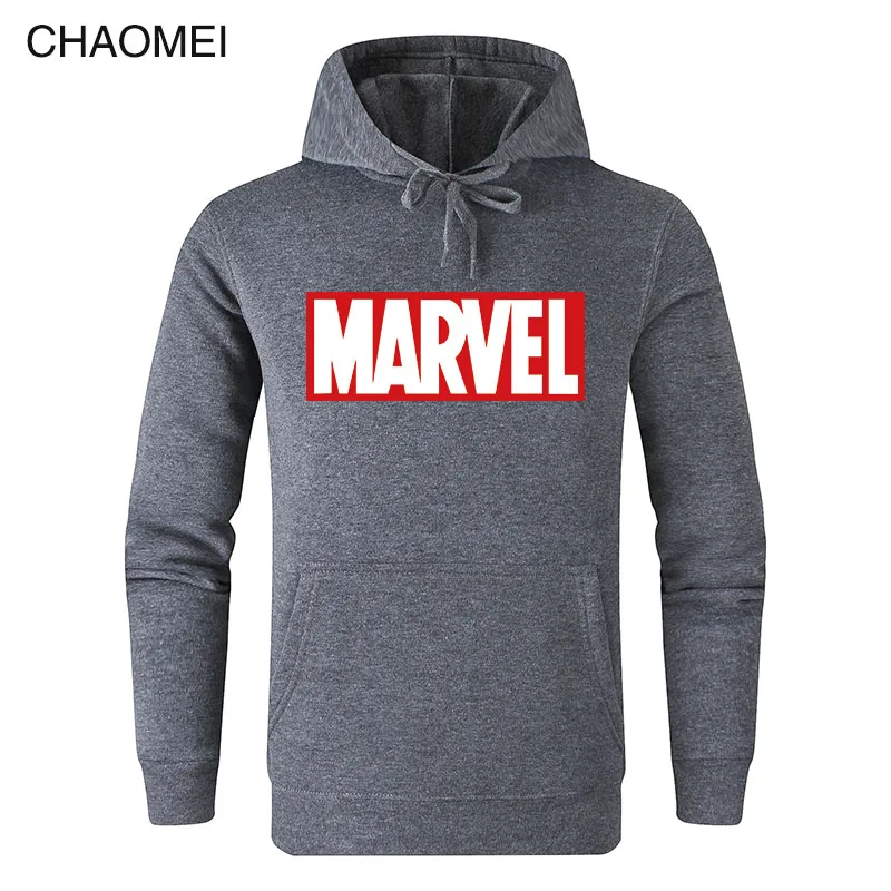 Кофты с капюшоном "Marvel" Новая мода мужской, с длинными рукавами Повседневная мужская Толстовка Marvel Мужские Женские топы классные пуловеры толстовка C117