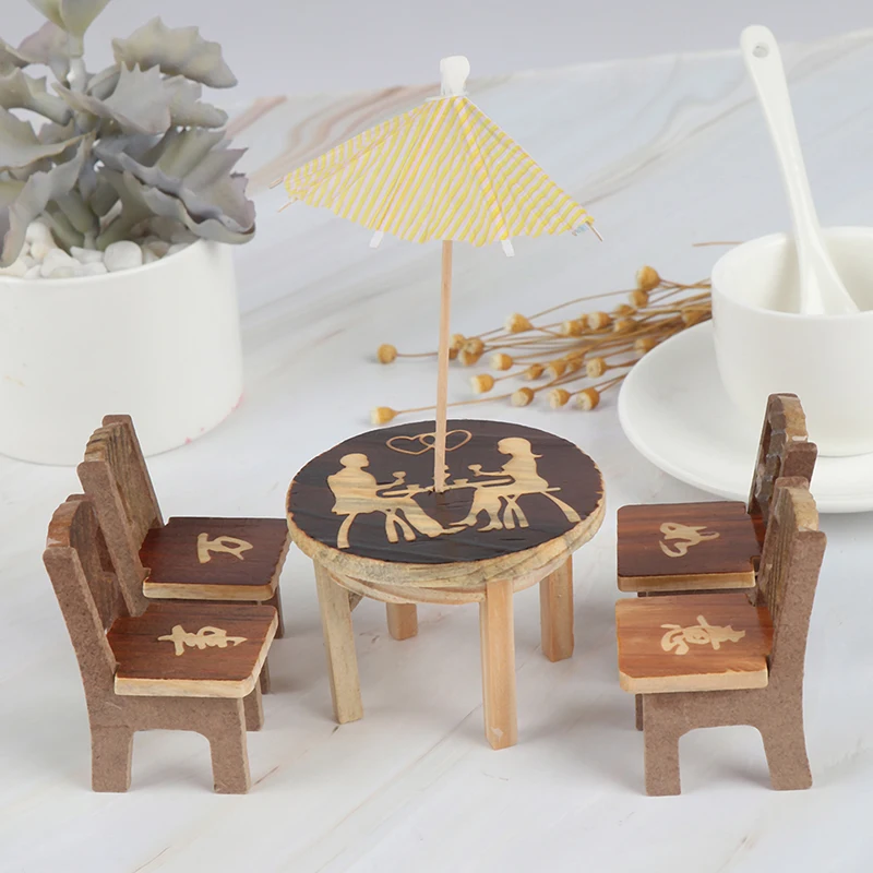 1 комплект игрушечной мебели подарок для детей настольный стул миниатюрное