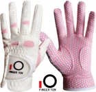 Левой и правой руки перчатки для гольфа для женщин Cabretta кожаные дышащие противоскользящие женские спортивные перчатки дождь сцепление любую погоду Перевозка груза падения