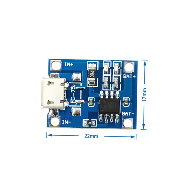 Type-c/Micro USB 5 В 1A 18650 TP4056 модуль зарядного устройства литиевой батареи зарядная