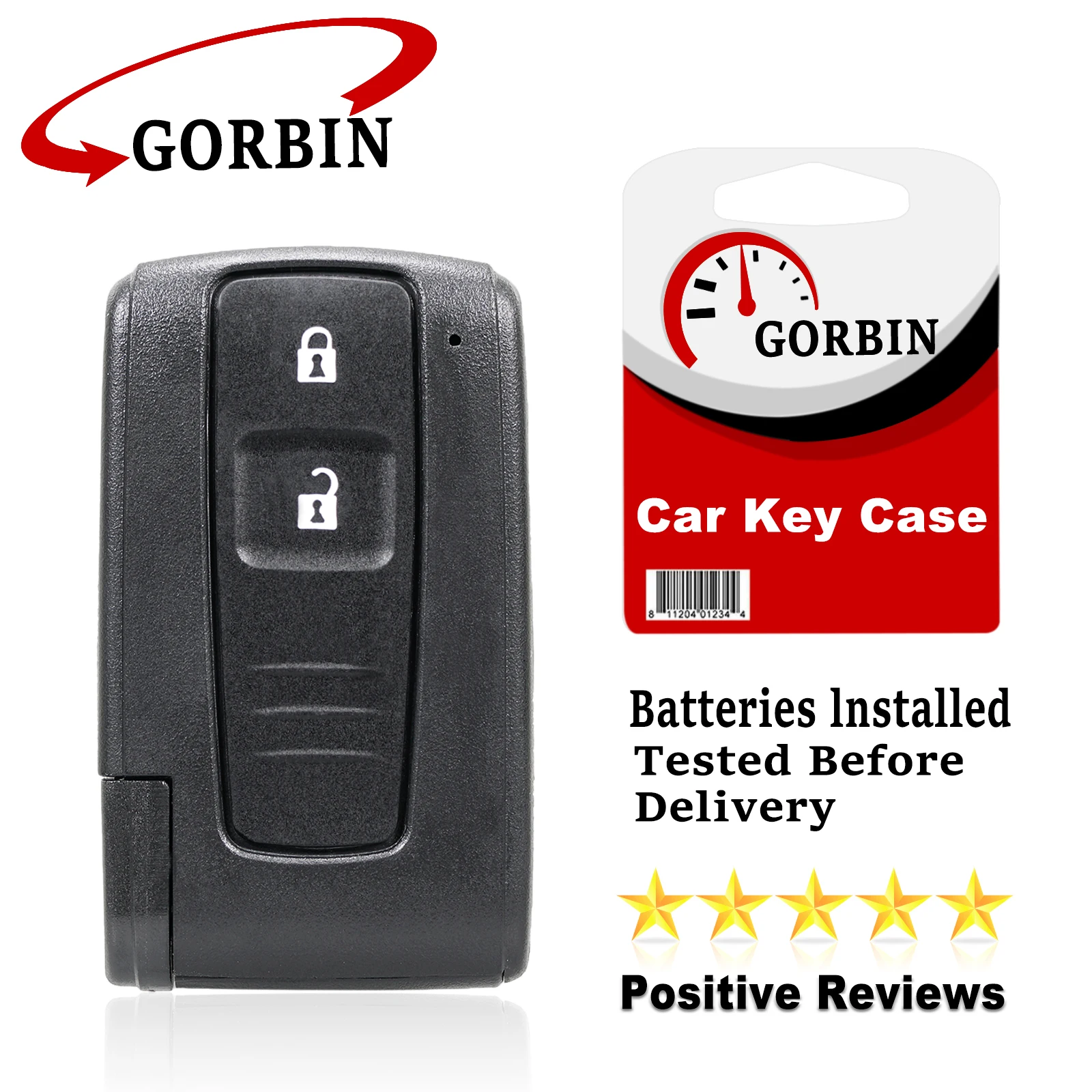 

GORBIN 2 3 Buttons Remote Car Key Shell for Toyota Corolla Verso Camry 2004 2005 2006 2007 2008 2009 Replacement Smart Key Case