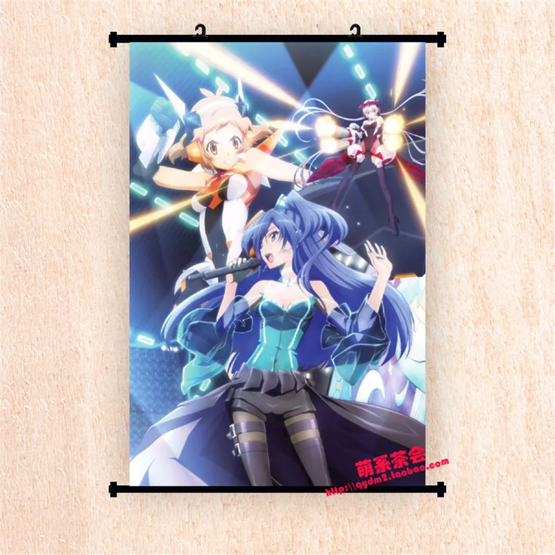 Декоративная картина в японском стиле аниме Senki Zessho Symphogear юкин Крис кохината амоу