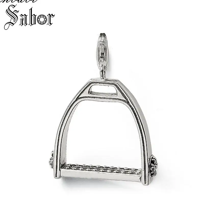 Кулон счастливая подкова Панк Серебряный цвет для женщин мужчин подарок брелки