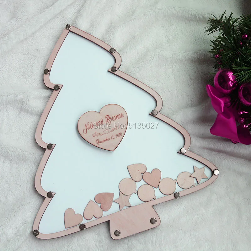 Альтернативная Гостевая книга Деревянная Рождественская елка