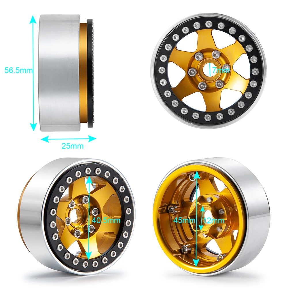 axspeed scx10 19 beadlock колесный обод металли