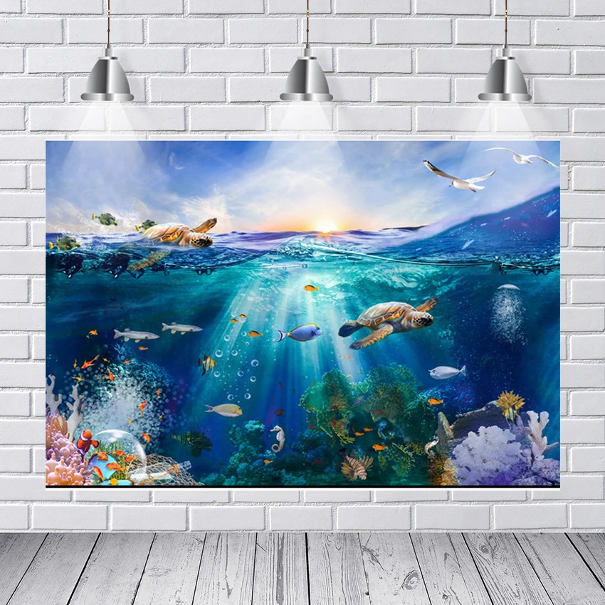 Горячие фоны для фотосъемки морские рыбки фон океан аквариум фотостудии вода