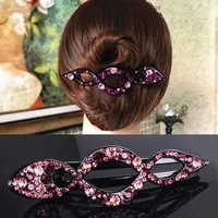 fashion elegant rhinestone hair chaws women girls hair clips pins barrettes accessories hairclip hairgrip headdress