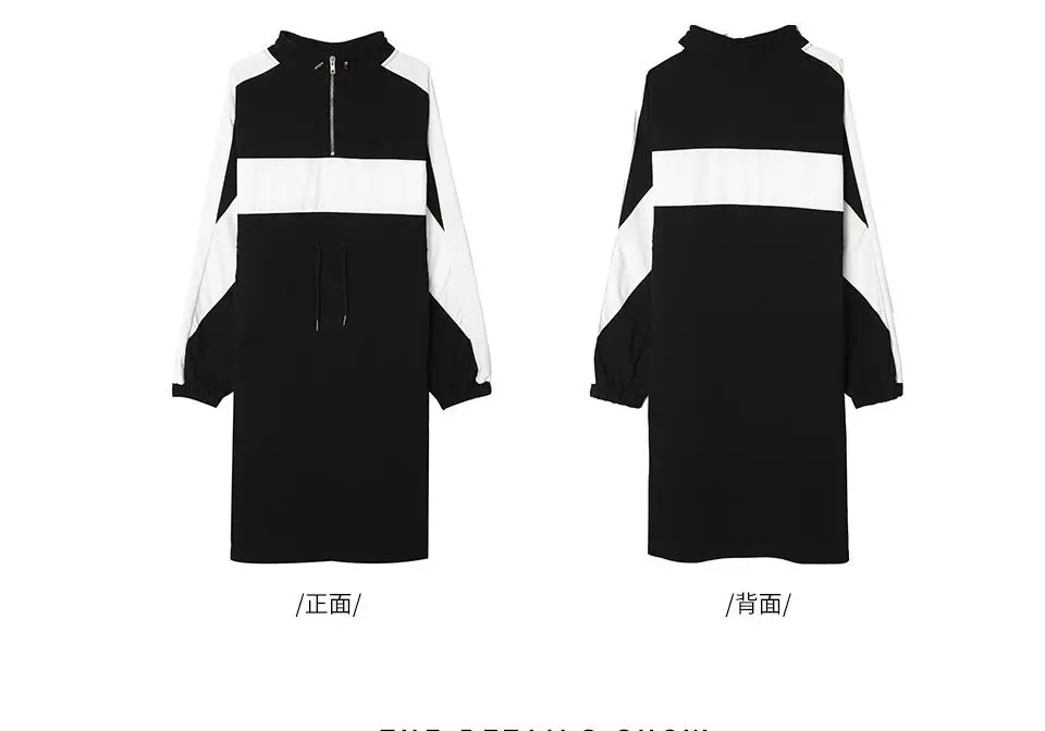 2020 весеннее женское Спортивное платье свободное с рукавом летучая мышь