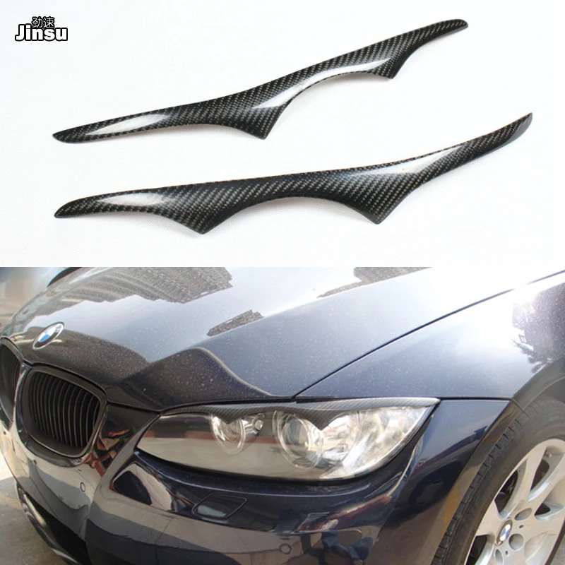 Декоративные фары из углеродного волокна для BMW 3 series coupe 320i 330i 335i 2006 2008 E92 mtech M3