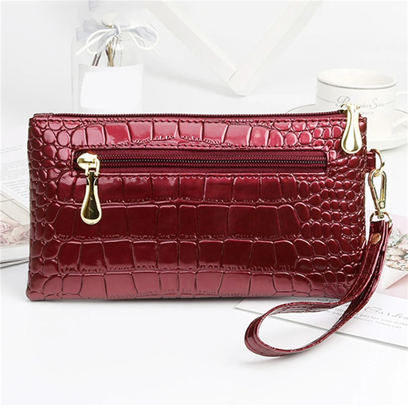 

Women Fashion Wallets Classic Long Style Card Holder Female Purse High Quality Zipper Large Capacity Luxury Ladies Wallet