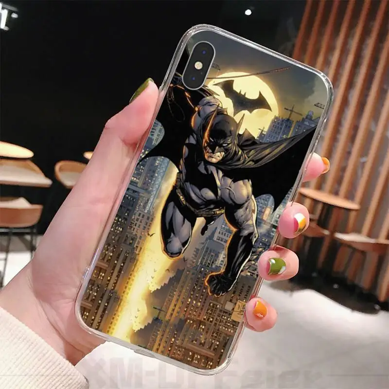 Мягкий силиконовый чехол для телефона LJHYDFCNB The Bat Man из ТПУ iphone 6 6s plus 7 8 X XS XR MAX 11 pro Pro