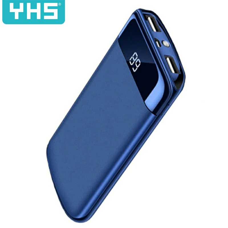 30000 мАч Внешний аккумулятор повербанк 2 USB LED портативный мобильный телефон