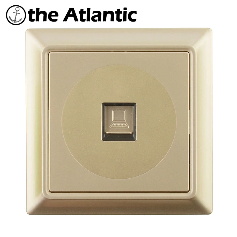 Atlectric RJ45 ТВ двойной порт розетка телевизионный компьютер Интернет передачи