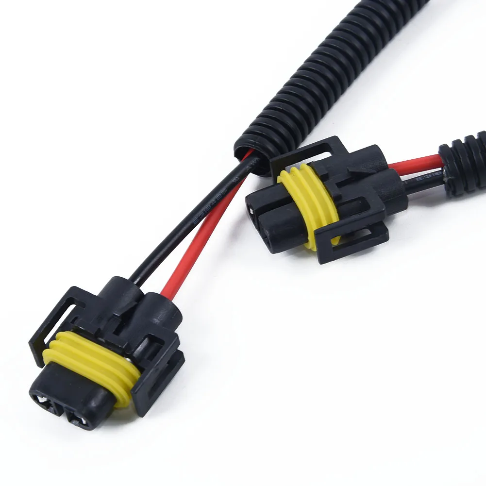 

Car H11 H8 H9 Wiring Headlights Fog Lights Extension Wire Sockets Adapter Plugs Pre-wired Male Female Pair Kit