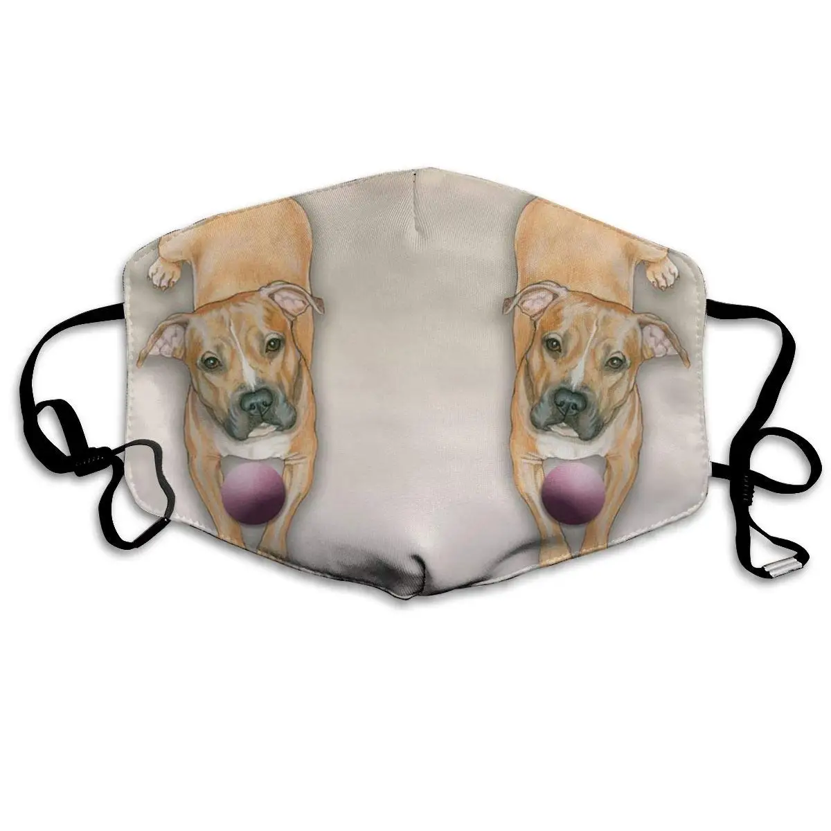 Маска для рта регулируемая анти-Пылезащитная маска лица питбул езды на