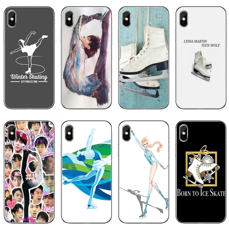 Фигурное катание и на коньках для iPhone 11 pro XR X XS Max 8 7 6s plus SE 5s 5c iPod Touch 5 6 прозрачный