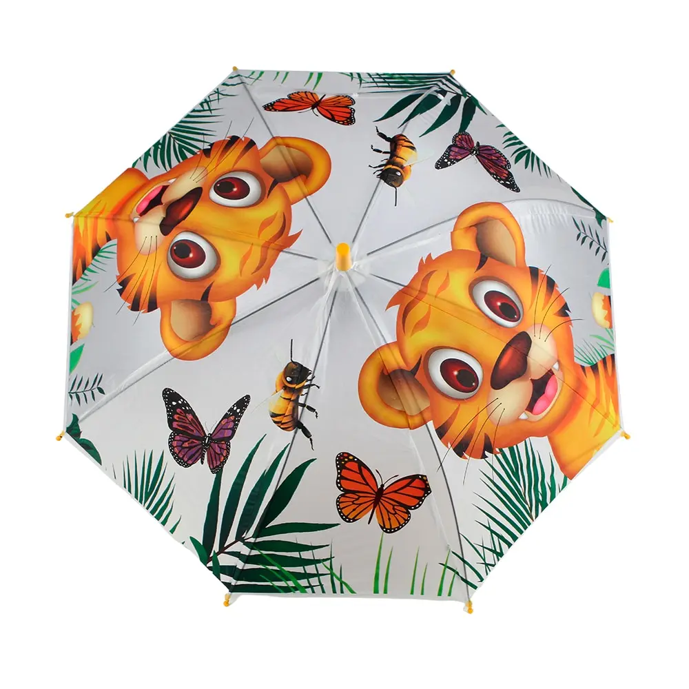 Зонт детский Pretty Mania для девочек и мальчиков с рисунком тигрята зонт со свистком