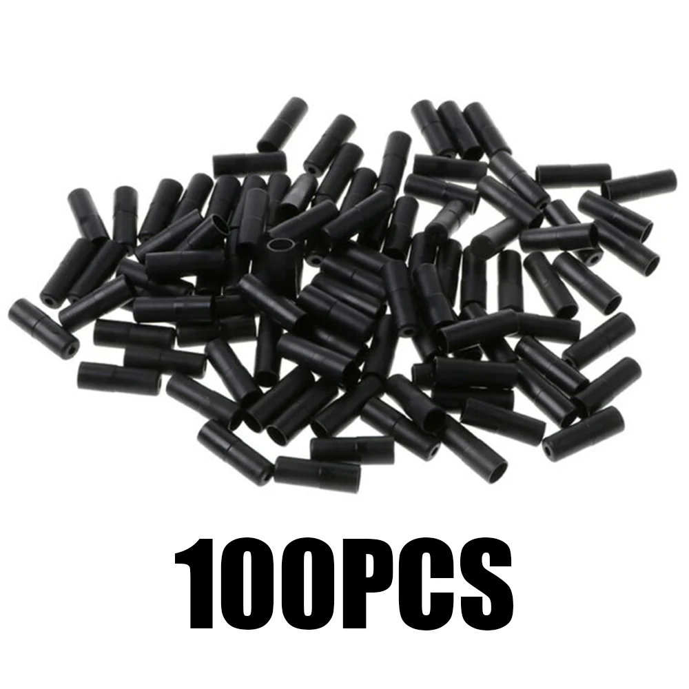 

100pcs Bicycle Brake Cable End Cap Plastic 5*17mm Bicycle Brake Cable Housing Ferrules Bike Accessories