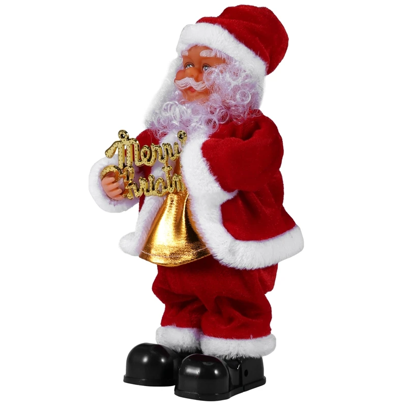 Креативная Рождественская электрическая карточка с надписью Санта-Клаус Поющая