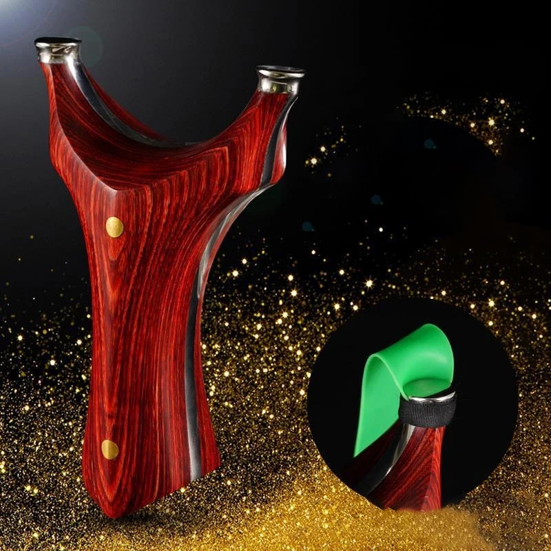 Рогатка для стрельбы из плоской кожи высокой точности летающий тигр однотонная