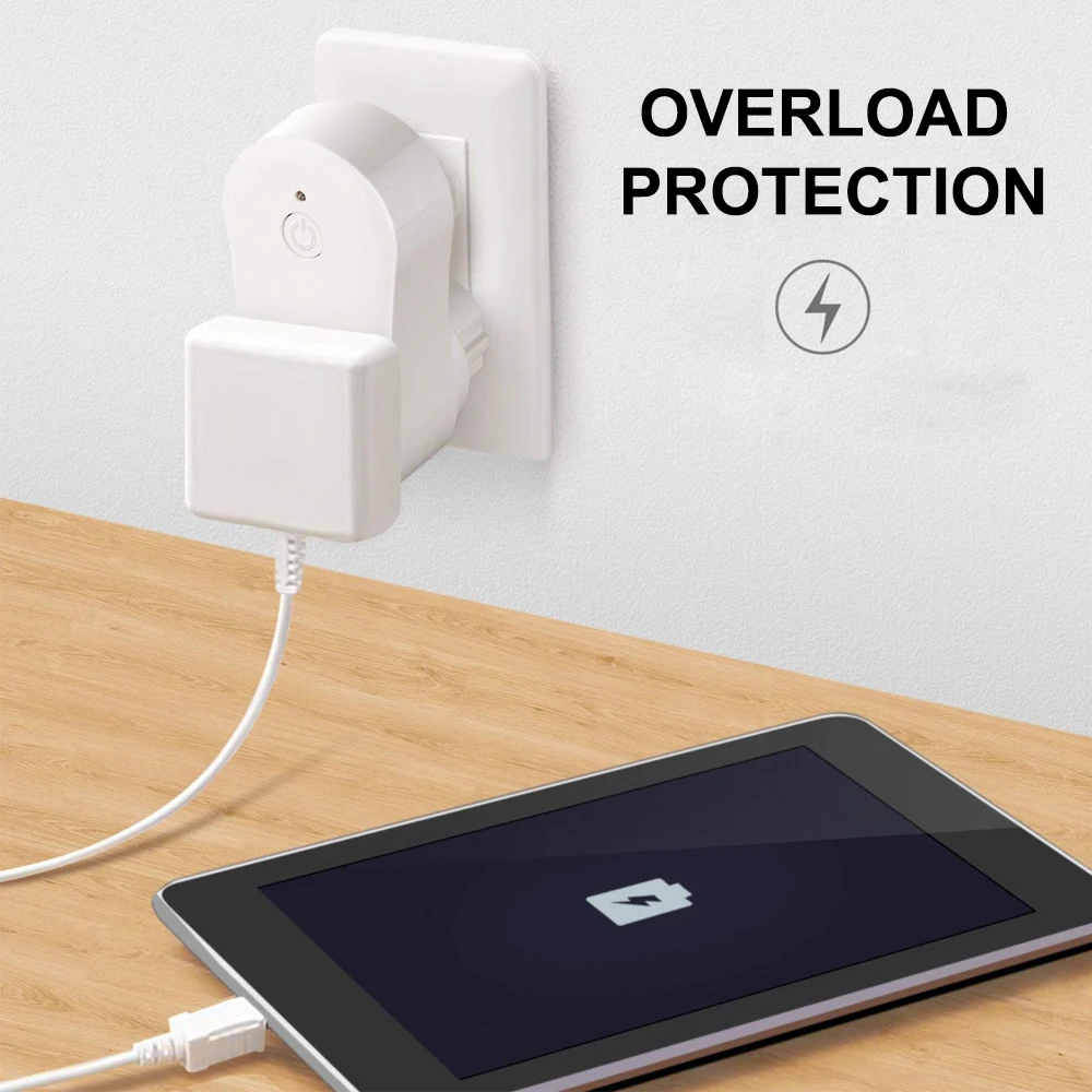 Смарт разъем AVATTO с Wi Fi и дистанционным управлением умная розетка usb портом Tuya