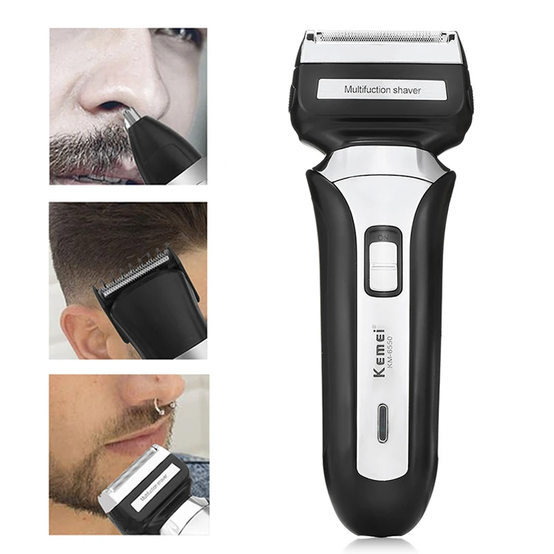 Kemei Многофункциональный 3 в 1 электробритва триммер для бороды Перезаряжаемый USB
