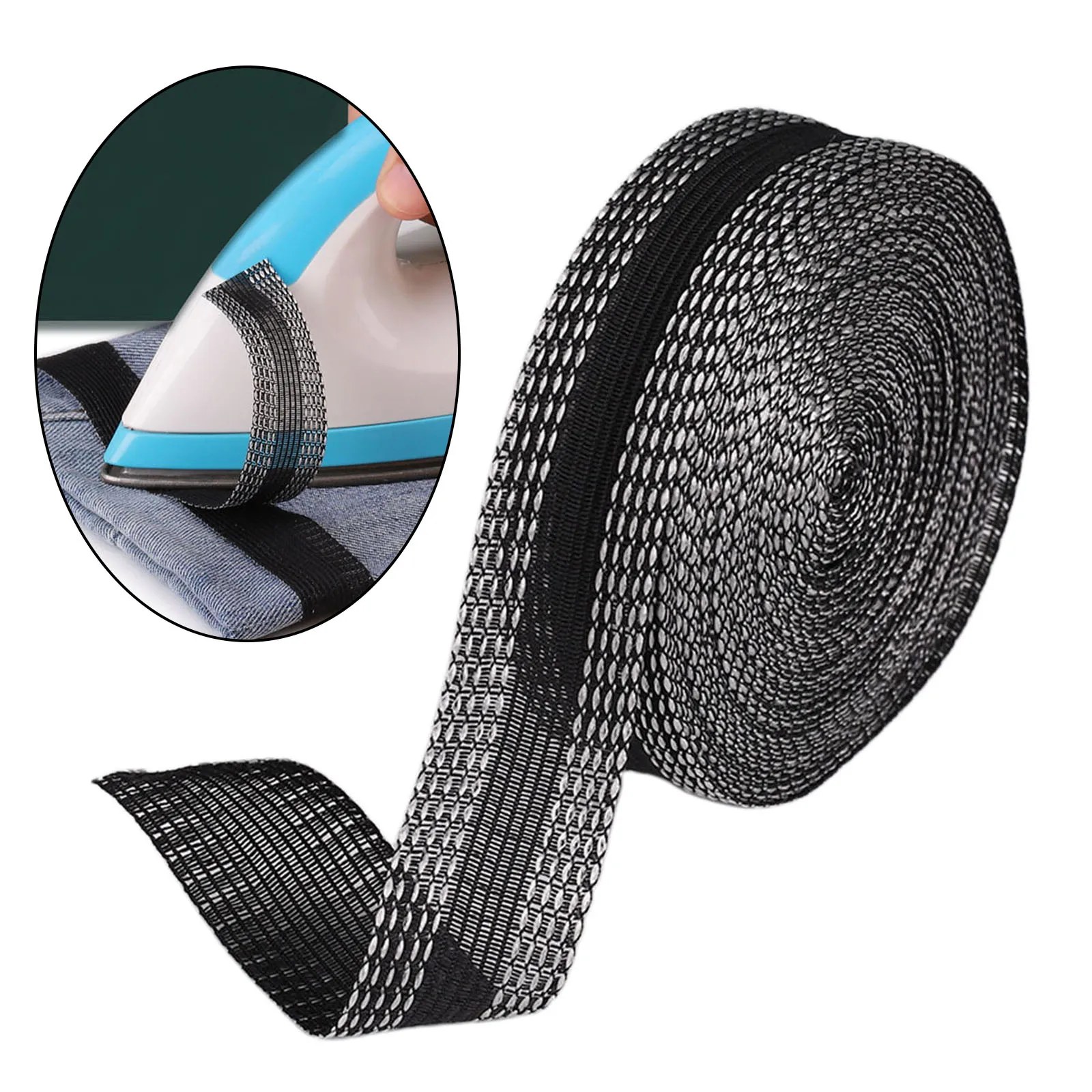 1 Roll Trouser Edge Shorten Pants Mouth Aid Curling Tape Paste Self-adhesive Apparel Sewing Fabric | Дом и сад